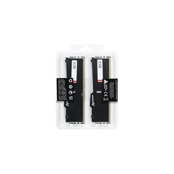 Kingston Fury Beast DDR5 RGB Expo 16GB (2x8GB) 6000MT/s DDR5 CL36 DIMM Gaming PC Hukommelsessæt med 2 - KF560C36BBEAK2-16