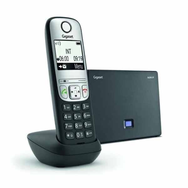 telefono ip siemens gigaset a690 nero [tesiev6c690ipbl] musta