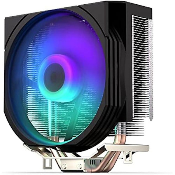 ENDORFY Spartan 5 ARGB, CPU-luftkøling, der er nem at installere, kompakt design, indbygget Fluctus ARGB-blæser Sort