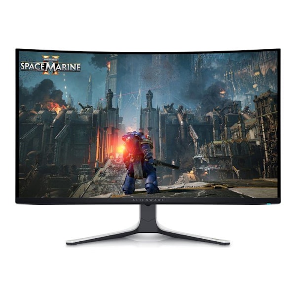 PC Gaming Skærm - ALIENWARE - AW3225QF - 32" 4K UHD - 240Hz - QD OLED Sort, Hvid