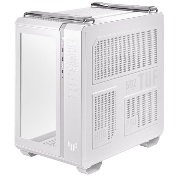 ASUS GT502 PLUS TUF GAMING kotelo - Valkoinen - Midi-torni - ATX - 120mm ja 140mm tuulettimet Valkoinen