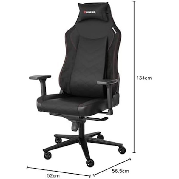 Genesis spillestol sort