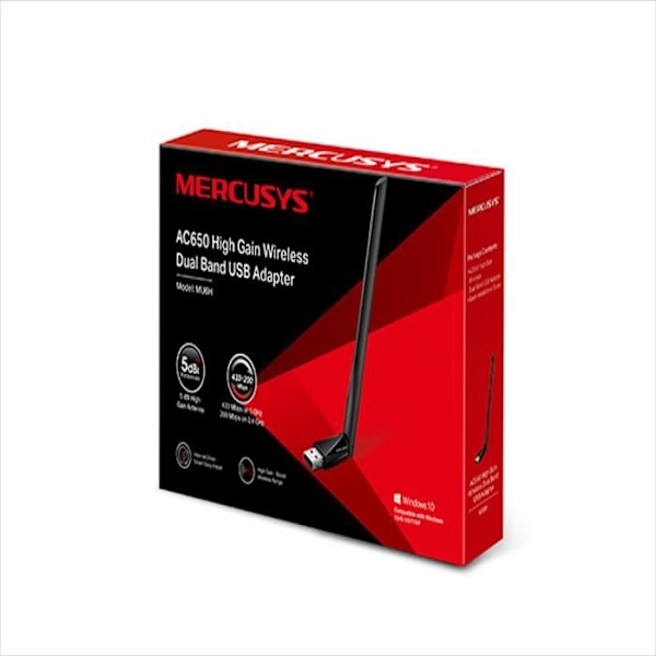 Adaptador USB Mercusys MU6H AC650 Doble Banda