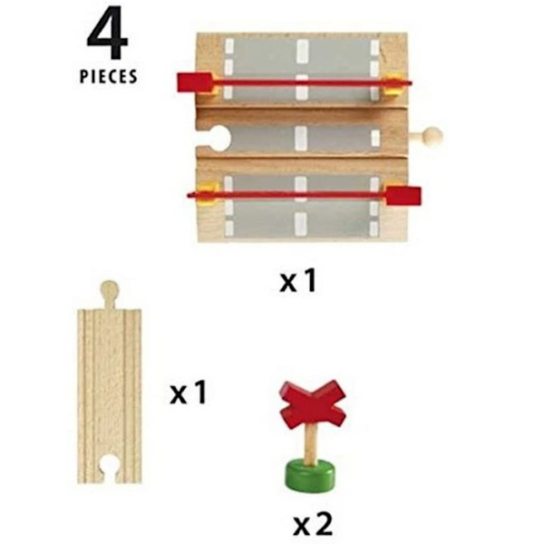 BRIO World Level Crossing - Ravensburger - Blandet fra 3 år - 33388 kastanj