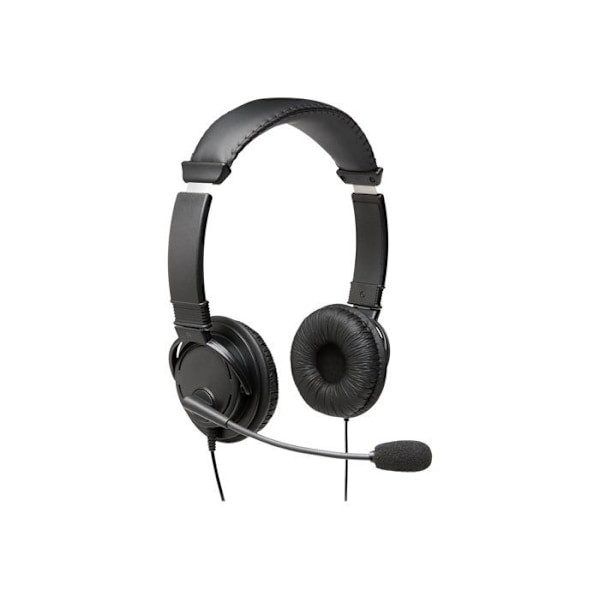 USB Hi-Fi Kuulokkeet - KENSINGTON - Intra-aurikulaari - Taipuva mikrofoni - Pehmeä mukavuus - Musta