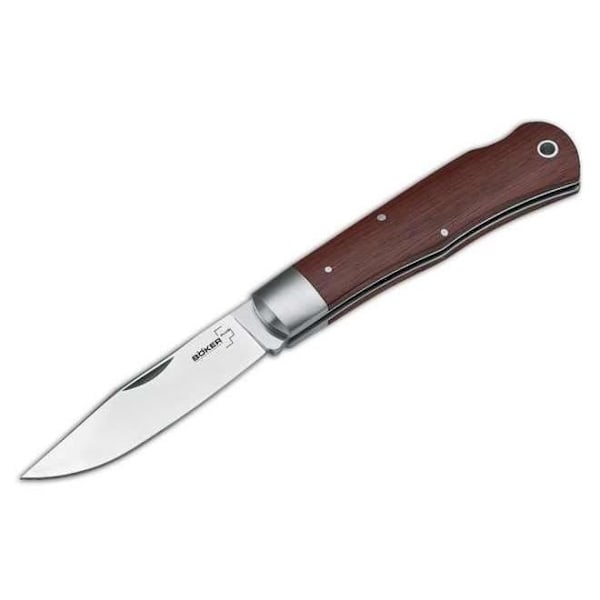 Lomme- og Bøger Plus - Lockback Bubinga - Klinge 440C - 9,2 cm - Brun