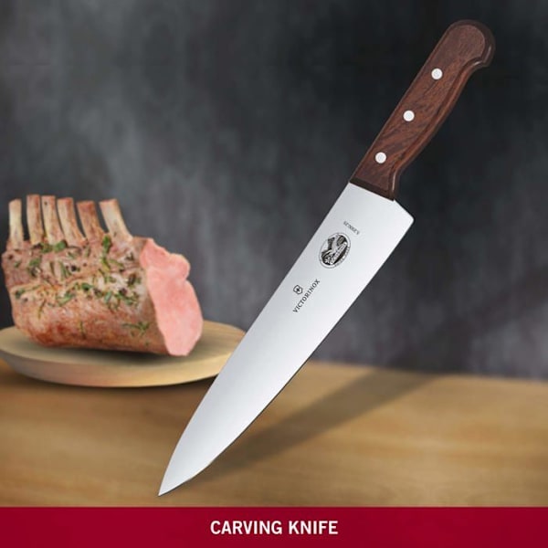 Victorinox køkkenkniv - 5.2000.25G - Udskæringskniv, rustfrit stål, brun, 30 x 5 x 5 cm