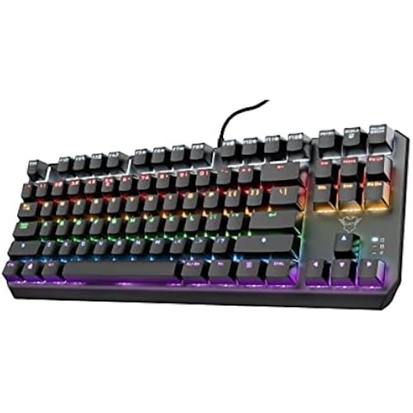 Mekaninen TKL-näppäimistö - TRUST GAMING - GXT 834 Callaz - Outemu-kytkimet - Taustavalaistu - USB