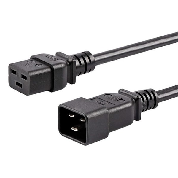 PremiumCord Förlängningskabel för PC 230 V 16 A 1,5 m IEC 320 C19 - IEC 320 C20 - kpsa015