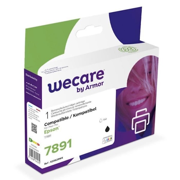 Wecare epson kassett t7891 svart