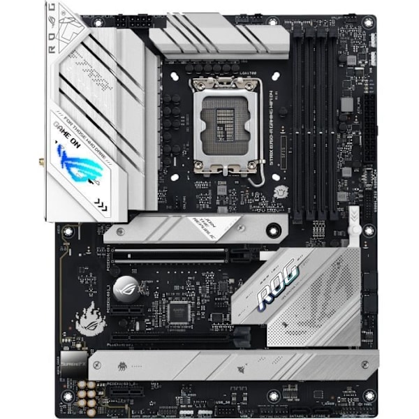 Bundkort - ASUS - ROG STRIX B760-A GAMING WIFI - Wi-Fi 6E - Bluetooth 5.3 - Sokkel LGA1700 - DDR5 SDRAM - ATX