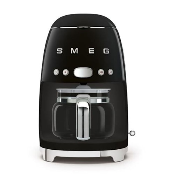 SMEG DCF02BLEU filterkaffemaskine - 10 kopper - 1050W - 1950'erne - Sort