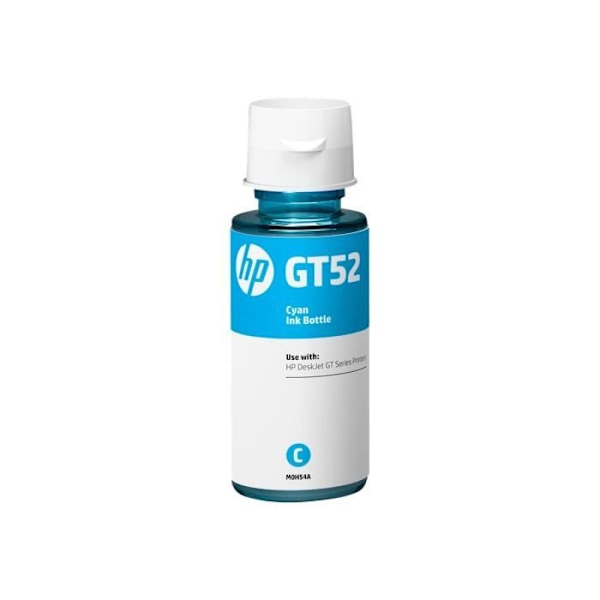 HP GT52 Cyan refill blæk til Deskjet GT 5810, GT 5820, GT 5822