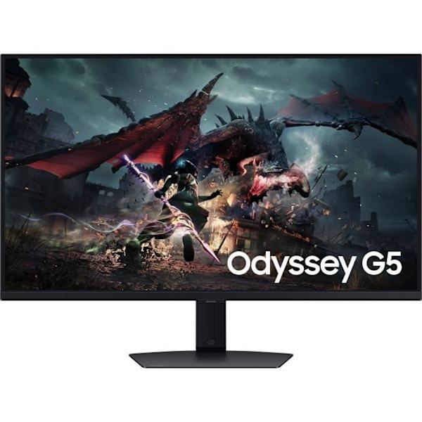 PC-skærm - SAMSUNG - ODYSSEY G50D - 32" IPS 180Hz - IPS-panel - 1 ms - HDMI / DisplayPort Sort