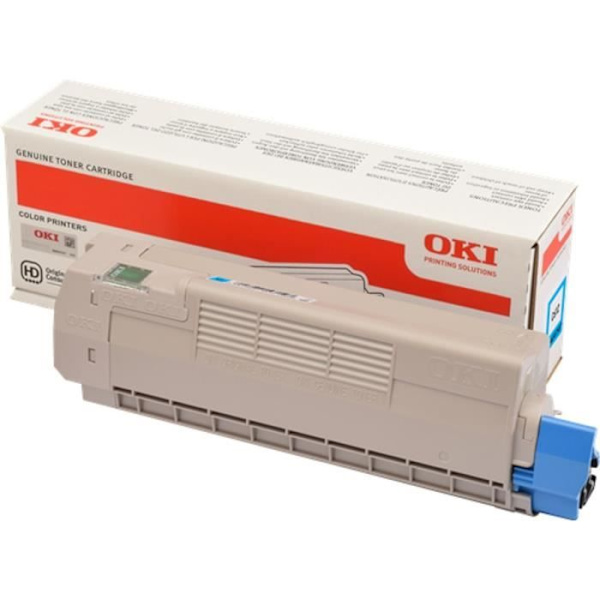 OKI C612 Syaani -yhteensopiva väriainekasetti - Riittoisuus 6000 sivua ISO/IEC 19798