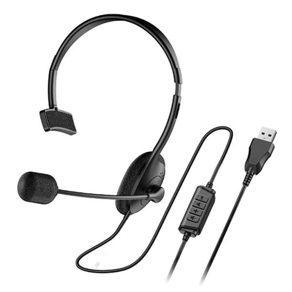 Diadema Genius Hs-100u Usb Monoaural Med Mikrofon