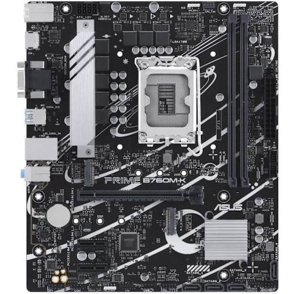 Emolevy - ASUS - PRIME B760M-K - LGA 1700 - DDR5 - micro ATX