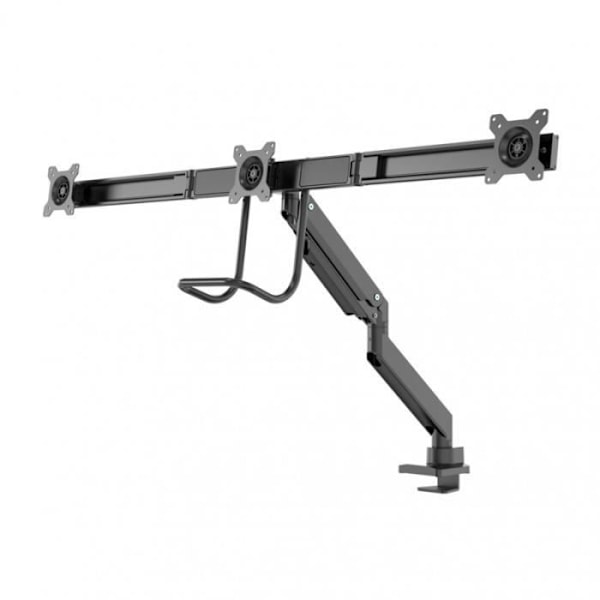 Bordstöd - NEWSTAR - NM-D775DX3 - 3 LCD-skärmar - Svart - Justerbar upp till 60 cm