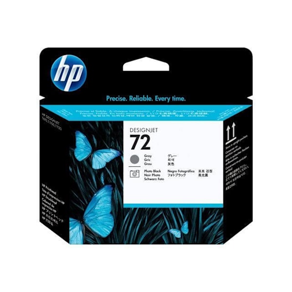 HP 72 Harmaa ja Musta valokuva - HP C9380A - Mustesuihku - 1 pakkaus