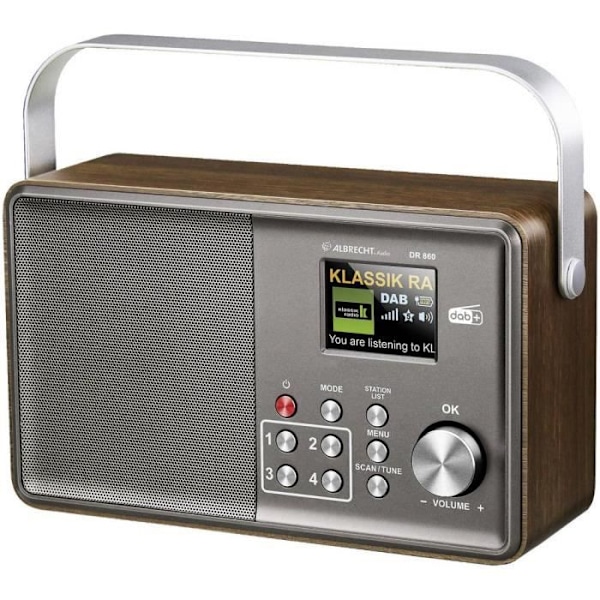 Albrecht DR 860 Senior Kannettava radio DAB+, FM