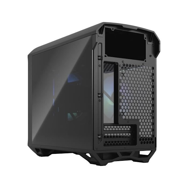 PC-kotelo - FRACTAL DESIGN - Torrent Nano RGB Black TG Light Tint - Musta ( FD-C-TOR1N-02 ) musta