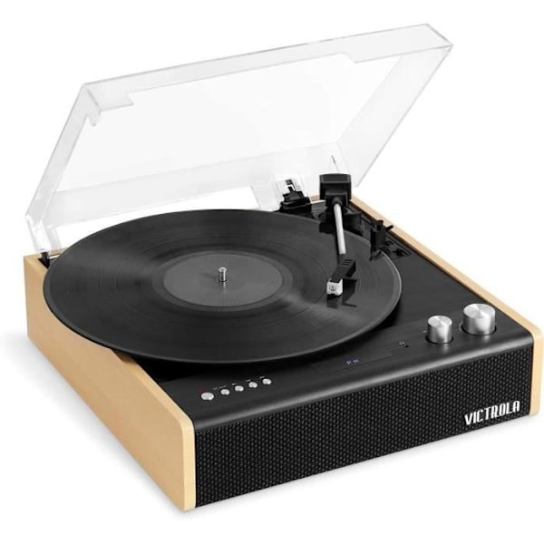 Plattspelare - Victrola - VTA72 - Bluetooth - Ultralätt - Bambu Bambu