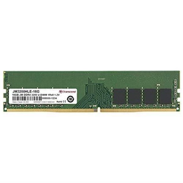 TRANSCEND JetRAM RAM-minne - DDR4 - 16 GB - 288-stifts DIMM - 3200 MHz / PC4-25600 - CL22 - 1,2 V