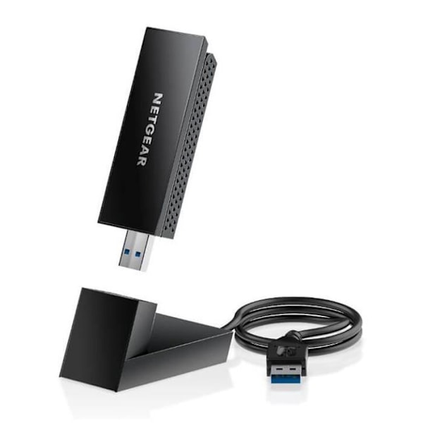 USB-avain - Netgear - Nighthawk AX3000 - Wi-Fi 6E - 3000 Mbps - USB 3.0