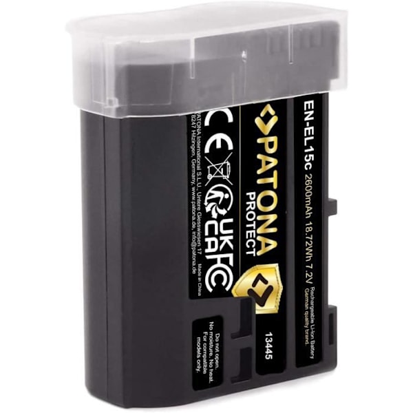 PATONA Protect EN-EL15c Akku 2600mAh NTC-anturin ja suojakotelon kanssa V1