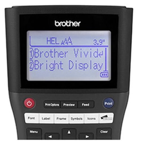 Brother PT-H500, 180 x 180 DPI, 30 mm-sek., 1,8 cm, 2,4 cm, LCD, 3 linjer