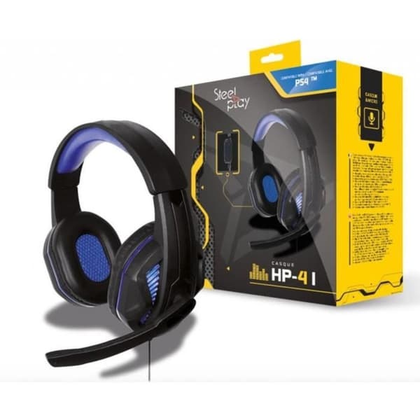 Steelplay HP41 Micro Wired Gaming Headset Svart för PS4