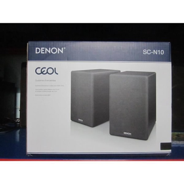 Hi-Fi højttalere - DENON - SC-N10 - 60 Watts - Sort - 2-vejs passiv Sort