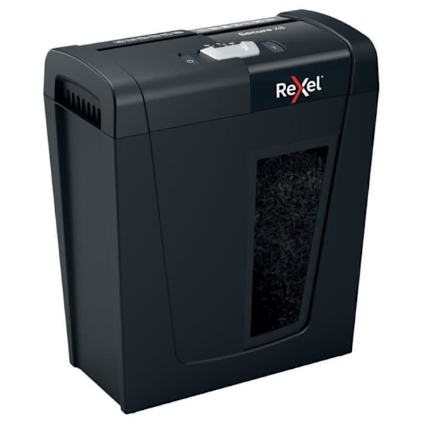 Rexel Secure X8 papirmakulator i tværsnit