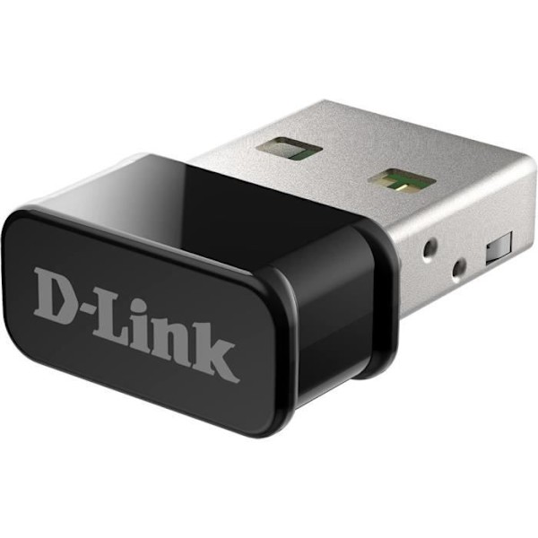 D-Link DWA-181 Langaton AC1300 MU-MIMO-kaksikaistainen nano-USB-sovitin - Suorituskyky jopa 1300 Mbps - 802.11 a/b/g/n/ac Wave 2