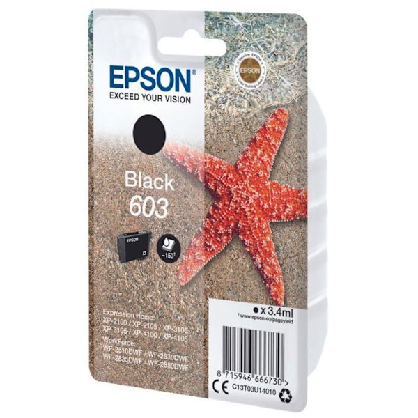 Epson STARFISH BLACK mustepatruuna