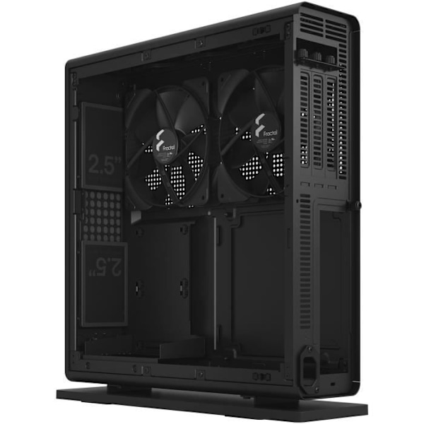 Mini Tower Case - FRACTAL DESIGN - Ridge Black mITX - PCIe 4.0 - Musta