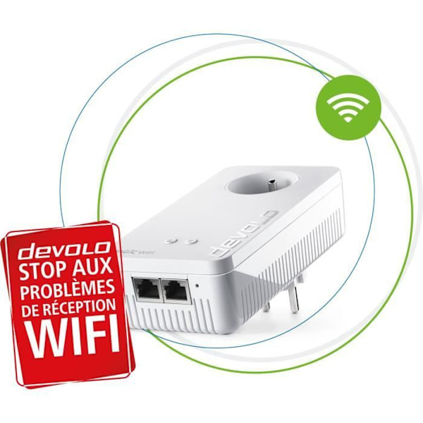 DEVOLO Magic 2 WiFi næste - Udvidelse - 1 CPL-adapter - 2400 Mbit/s