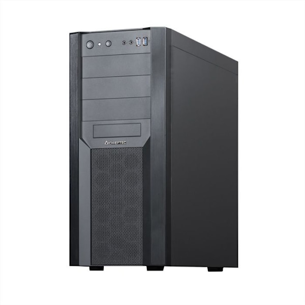 Chieftec computertaske CW-01B-OP Mid Tower sort - 0753263076977 Sort