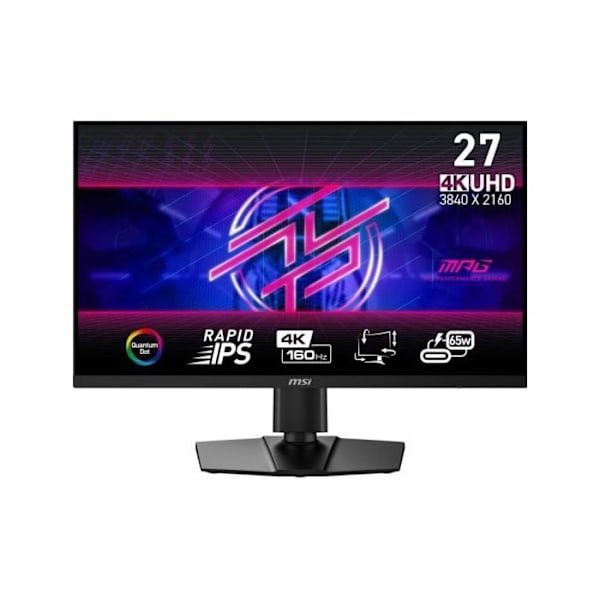 MSI MPG 274URF QD 27" LED Fast IPS UltraHD 4K 160Hz USB-C musta