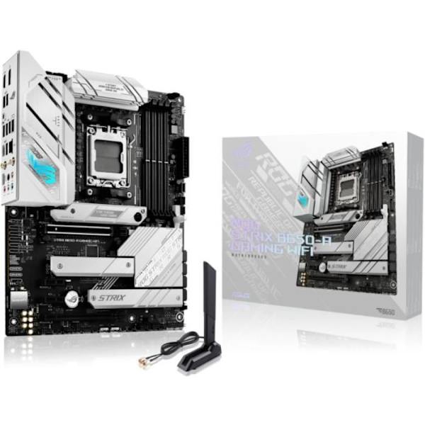 Emolevy - ASUS - ROG STRIX B650-A GAMING WIFI - AMD B650 - AM5-kanta - DDR5 SDRAM