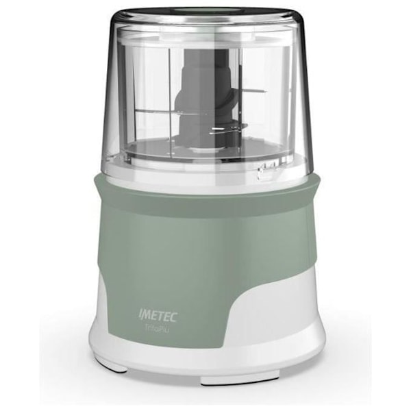 Elektrisk Hakker - Imetec - Tritapiù - 4 Inox Klinger - 600 ml - 1000 W - 18000 omdr/min Grøn, Hvid