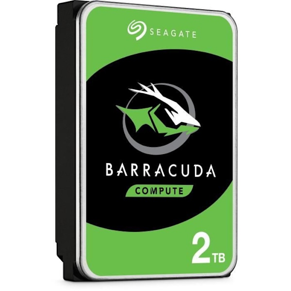 SEAGATE - Sisäinen HDD-kiintolevy - BarraCuda - 2TB - 7200 rpm - 3,5"