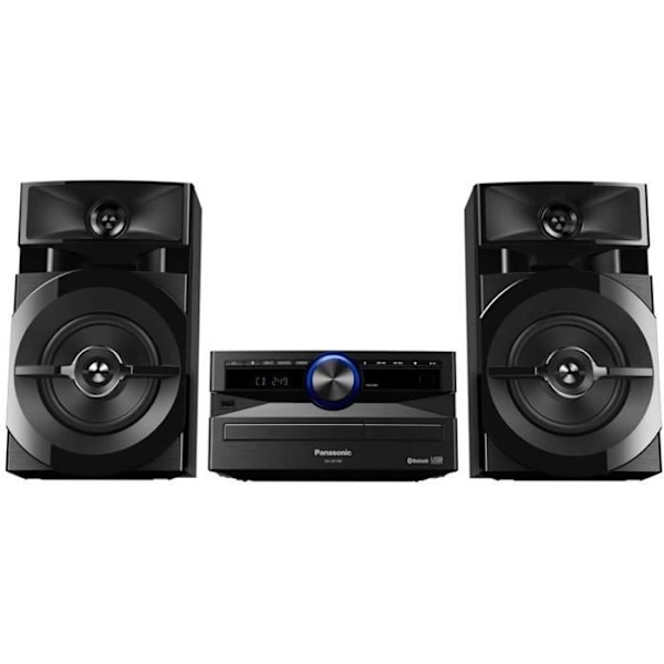 PANASONIC UX100 Urban Audio - Mini Bluetooth Hi-Fi System - 300W - Max Juke App - Elegant og sober Sort