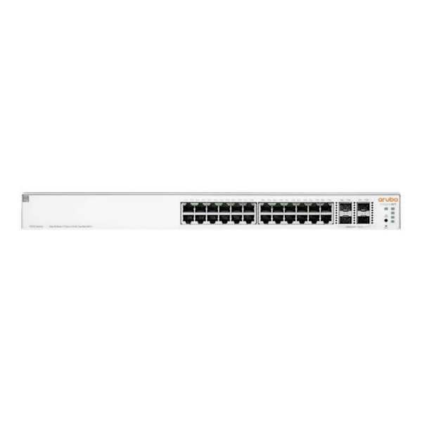 HPE Aruba Instant On 1930 24G Class4 PoE 4SFP/SFP+ 370W Switch - 28 portar - Managed - Rackmonterbar