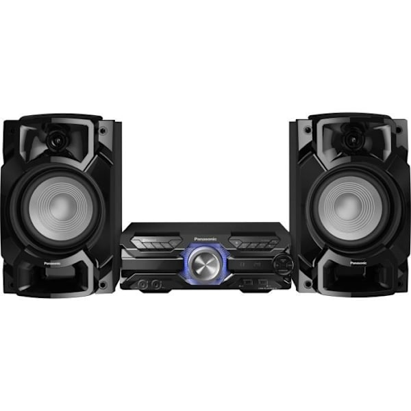 PANASONIC AKX520 - Pienikokoinen hifijärjestelmä - Bluetooth - 450W - Karaoke-toiminto, kaksois-USB musta