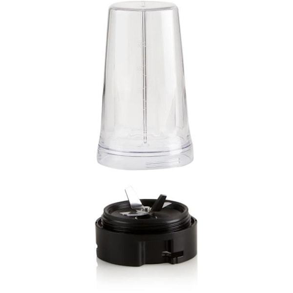 Blender DOMO Xpower - DO700BL - 1000 W - 3 flasker (700 ml og 2 flasker 500 ml) - 10 dele - Grå Vit och transparent
