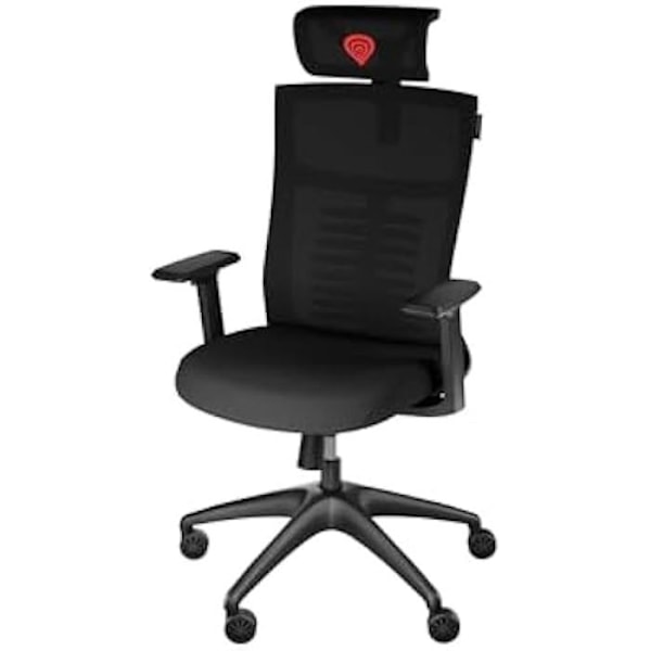 Ergonomisk stol - GENESIS - Astat 200 - Sort - Designet til kontor - Ergonomisk teknologi sort
