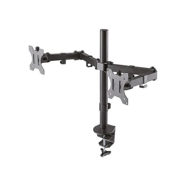 Plattatuki - NewStar - FPMA-D550DBLACK - Musta - 2 Näyttöä - 81,3 cm Max - 16 kg musta
