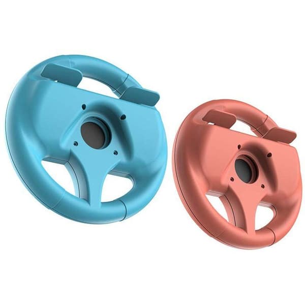 Paket med 2 rattar för Joy-Con - SUBSONIC - Switch 2 - Switch OLED - Switch Rosa och turkos