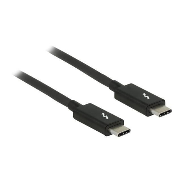 Thunderbolt-kabel USB-C (M) til USB-C (M) 20 V 5 A 1 m understøttelse 4K sort - DELOCK